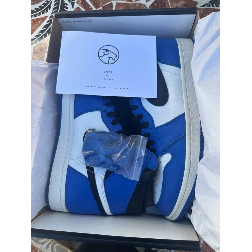 Air Jordan 1 Retro High OG Game Royal Size 12 555088-403 - Picture 8 of 9